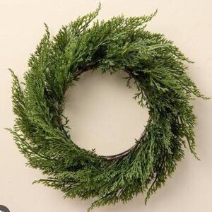 Hearth & Hand with Magnolia Faux Cypress Mini‎ Christmas Wreath NEW WITH TAG